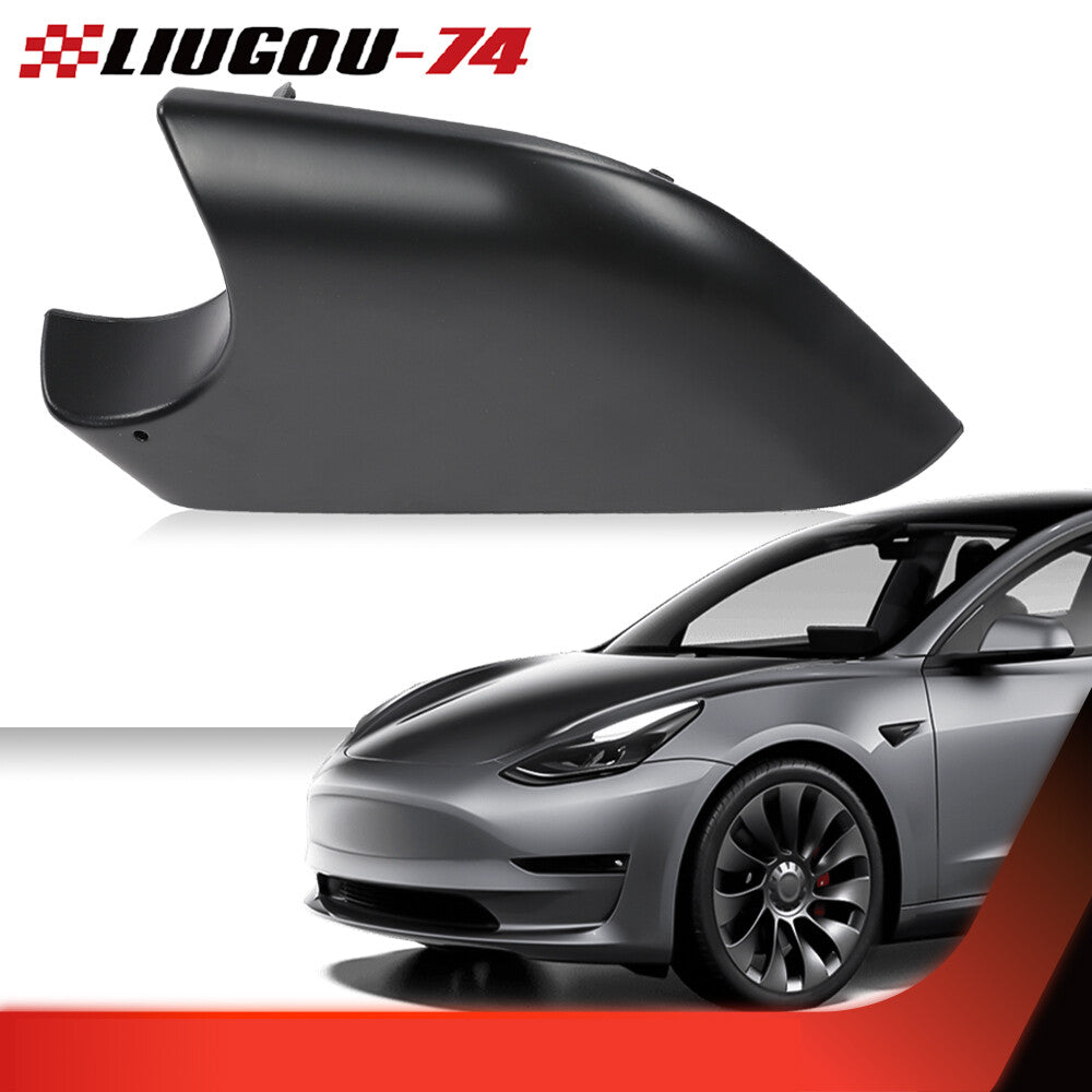 Suitable for 17-22 year old for Tesla Model 3 LH side door mirror lower cover bracket tray, black.
