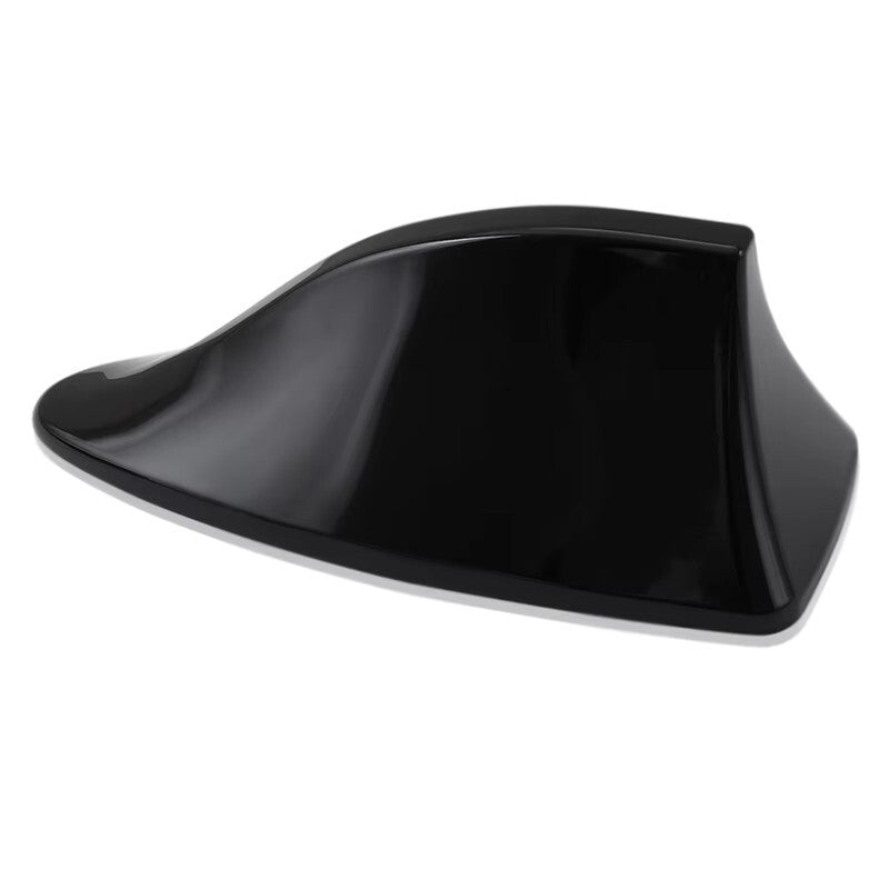 Black Car Radio Roof Top Mount Shark Fin Aerial Antenna Toppers Antenna Cover