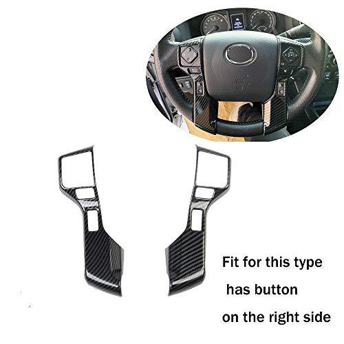 Red Carbon Fiber Window Switch Button Cover Trim for Volvo V60 2010-2017 Type B
