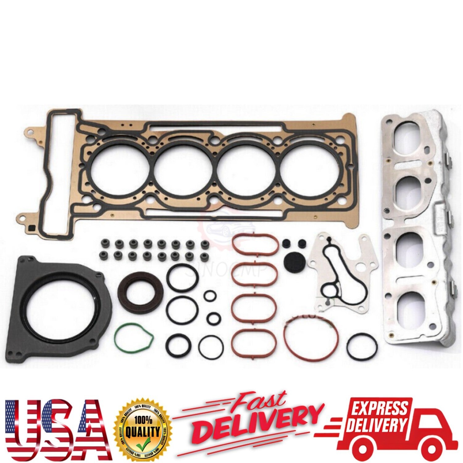 M270 2.0T Engine Full Gaskets Seals Kit for Mercedes-Benz CLA250 M270.920 A250