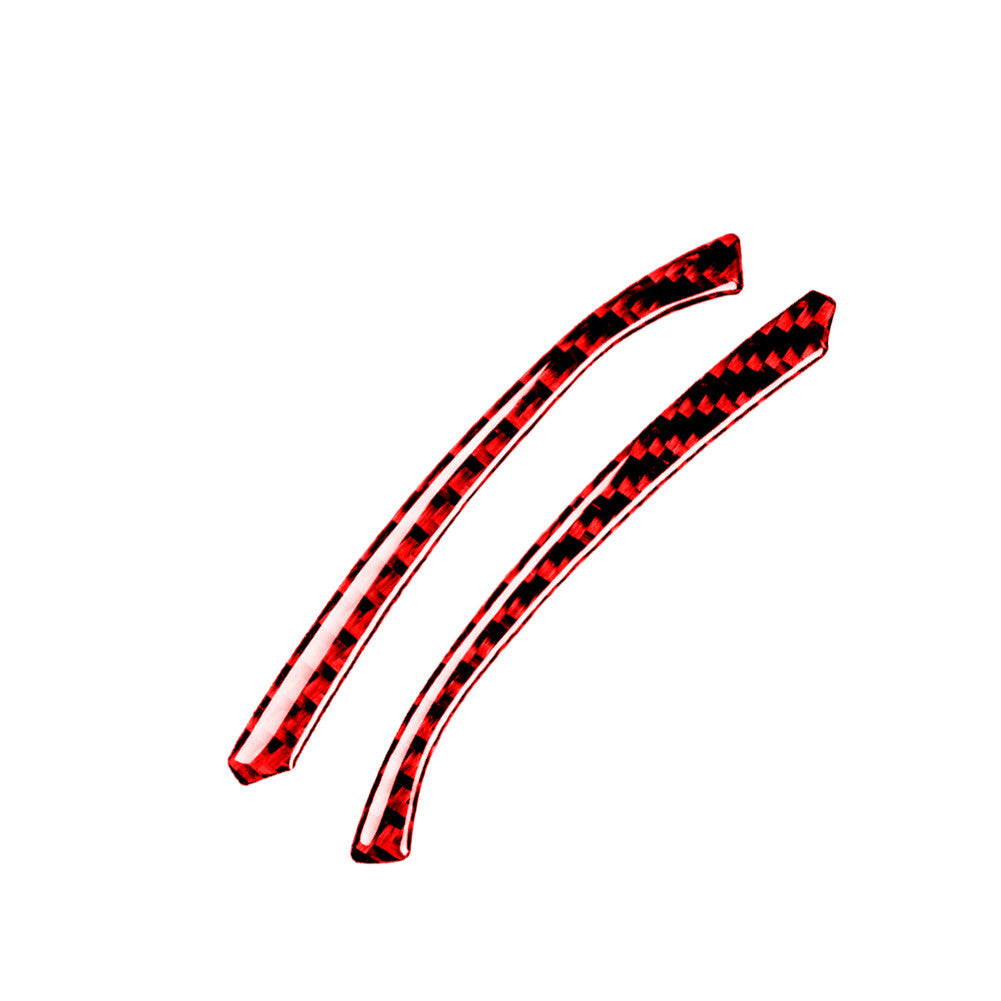 for Nissan 370Z 2009-2020 Red Carbon Fiber Instrument Decor Cover Trim Sticker