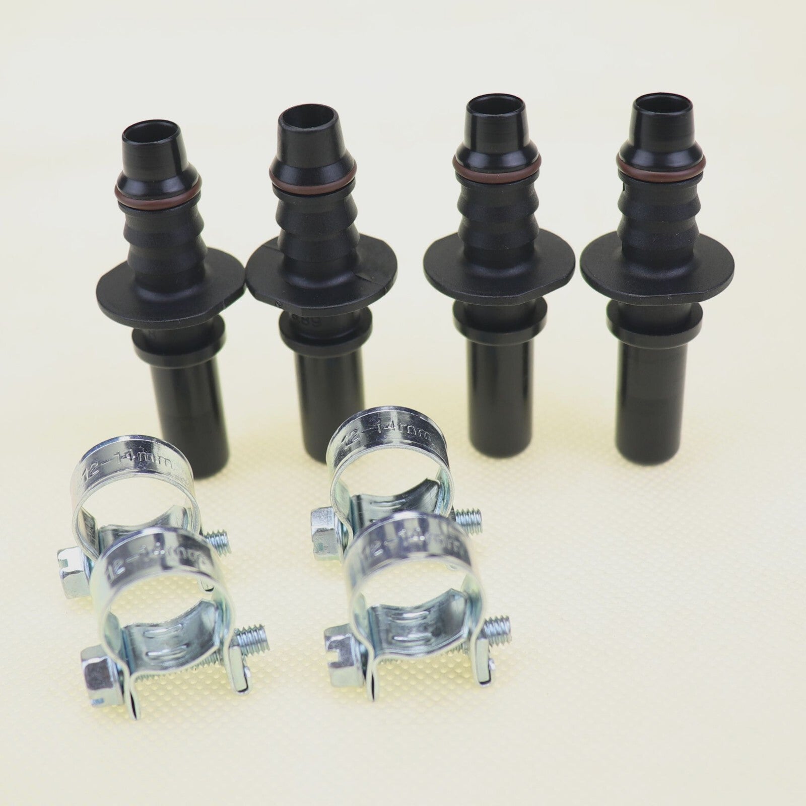 4pcs 9.89mm ID8 Car Fuel Line Hose Pipe Quick Release Male Connect Connector