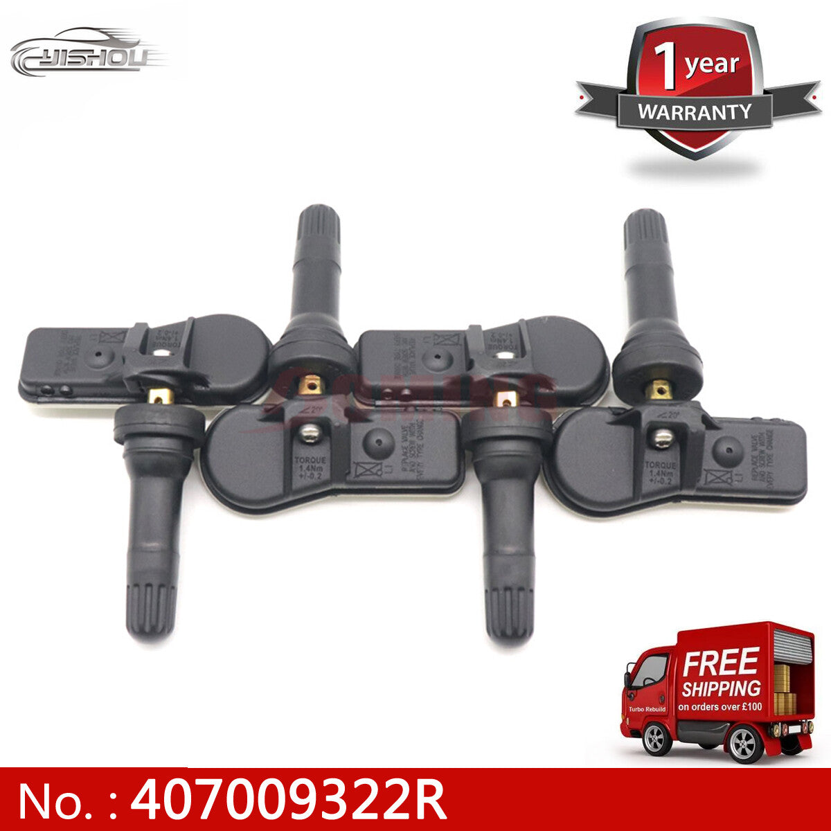 407009322R Tire Pressure Monitoring Sensor for Dacia , for Renault , and for Opel 433MHz TPMS