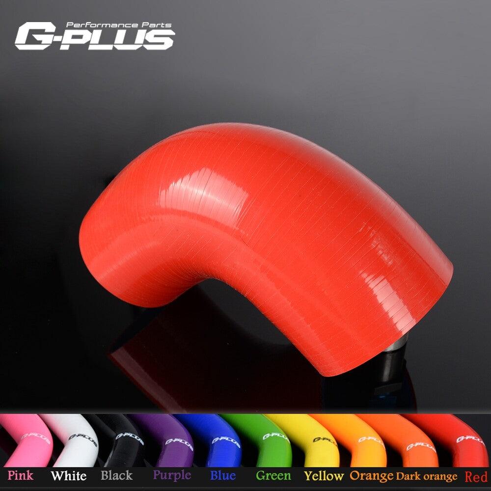 Suitable for 90-degree 25mm-45mm hose turbine silicone elbow joint hose red