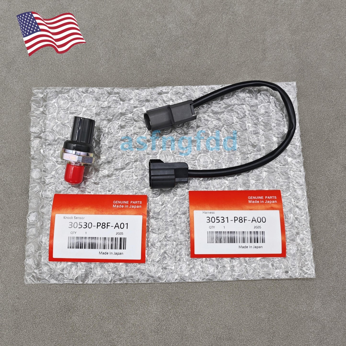 Equipment Manufacturer ( ) New Door Knock Sensors and Wiring Harnesses 30530P8FA01 and 30531P8FA00 for Honda for Acura 1999-2010