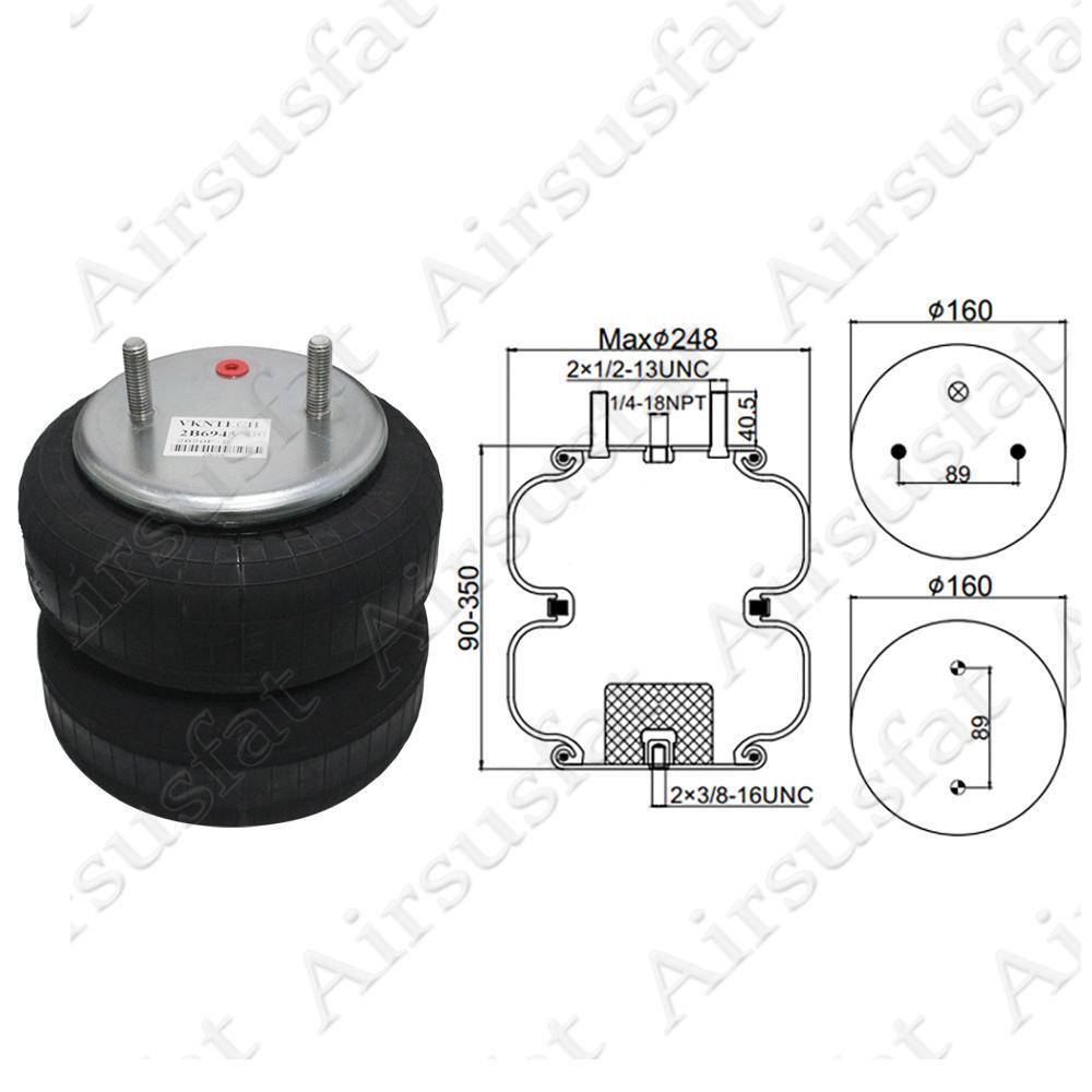 Fit for Firestone Contitech Air Suspension Spring Assembly FD200-25 427