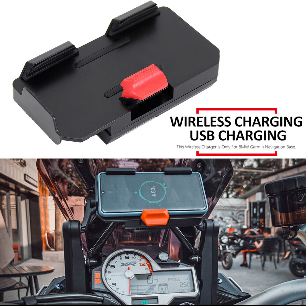 for BMW R1200GS R1250GS F850GS Wireless Charger MobilePhone Navigation Bracket