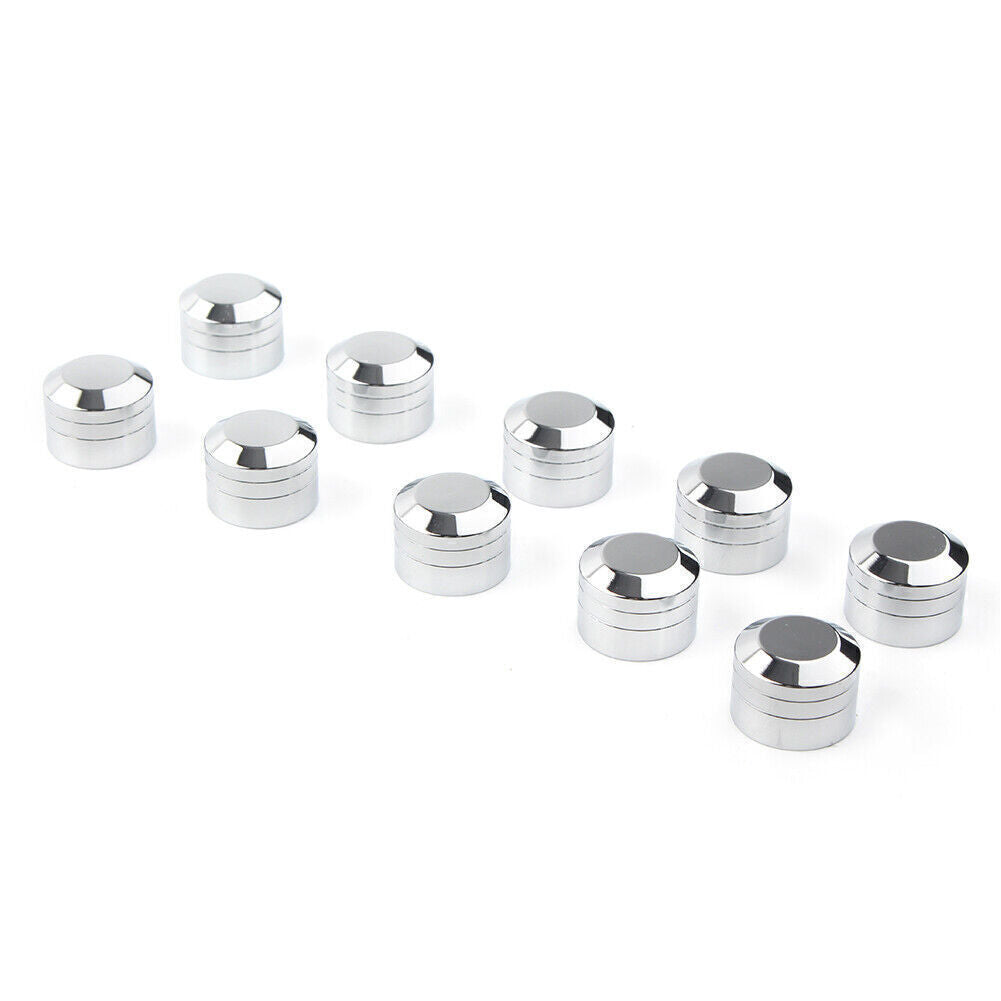 CNC Chrome Inner 9mm Schrauben Motor Bolt Topper Cap Cover Fit for Harley