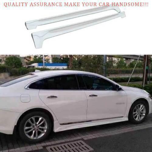2P for Chevrolet Malibu 2016-24 Paint White Exterior Door Panel Side Skirt Trim