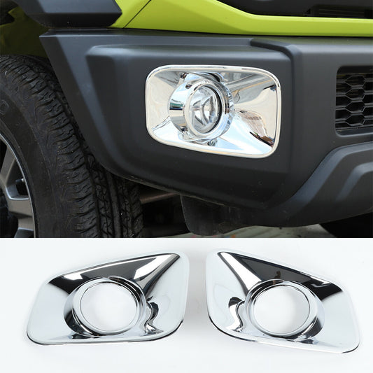 Chrome ABS Front Fog Light Lamp Cover for Suzuki for Jimny 2019-2022 Car Accessories