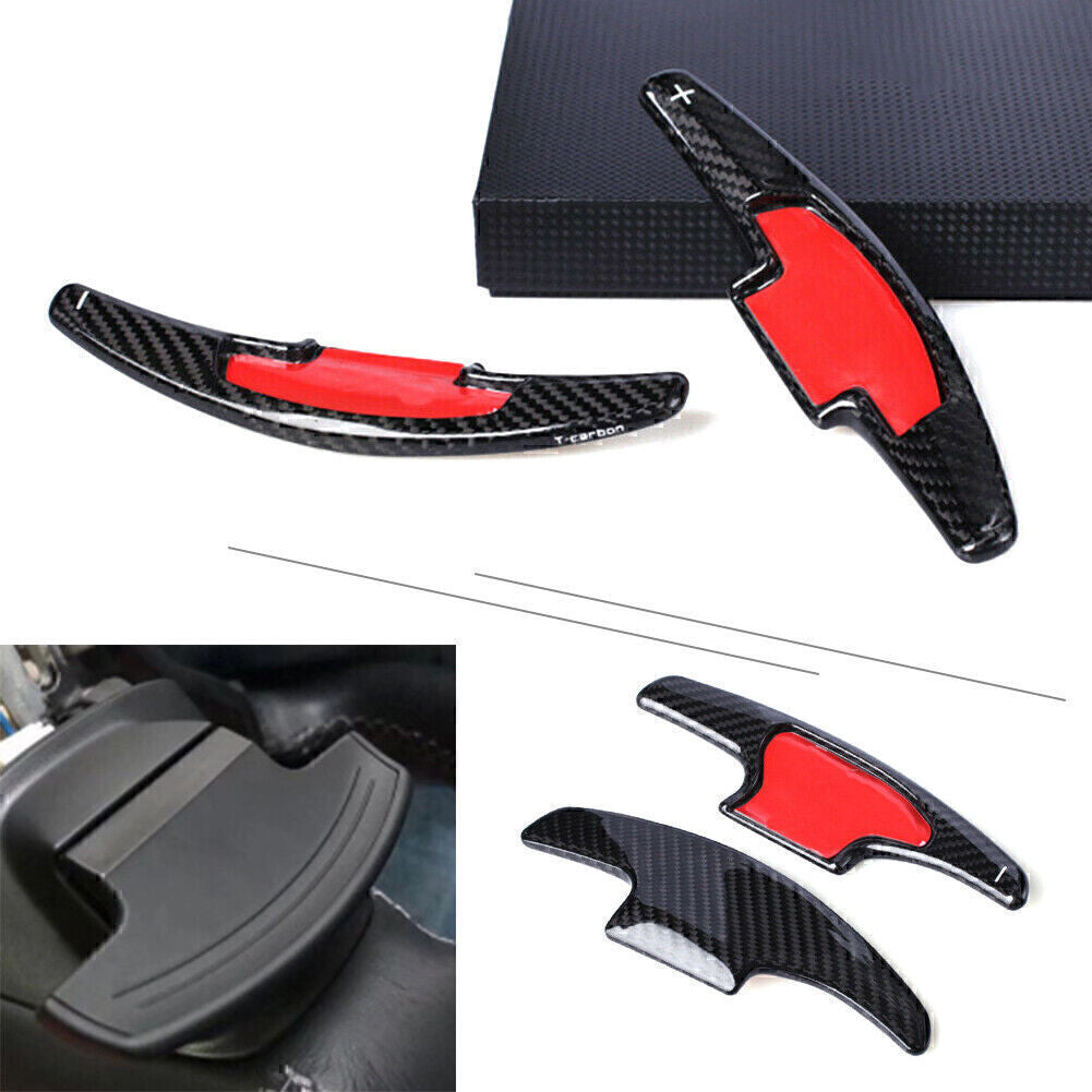 2X Carbon Fiber Steering Wheel Shift Paddle Extension Fit 2017 CR-V for CIVIC