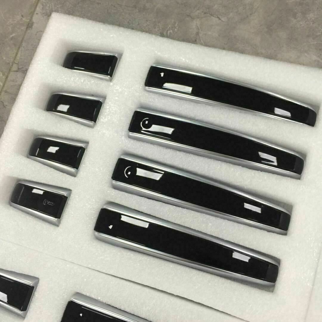 Door Side Handle Cover Replace for Range Rover Vogue L405 2013-21 Silver Black