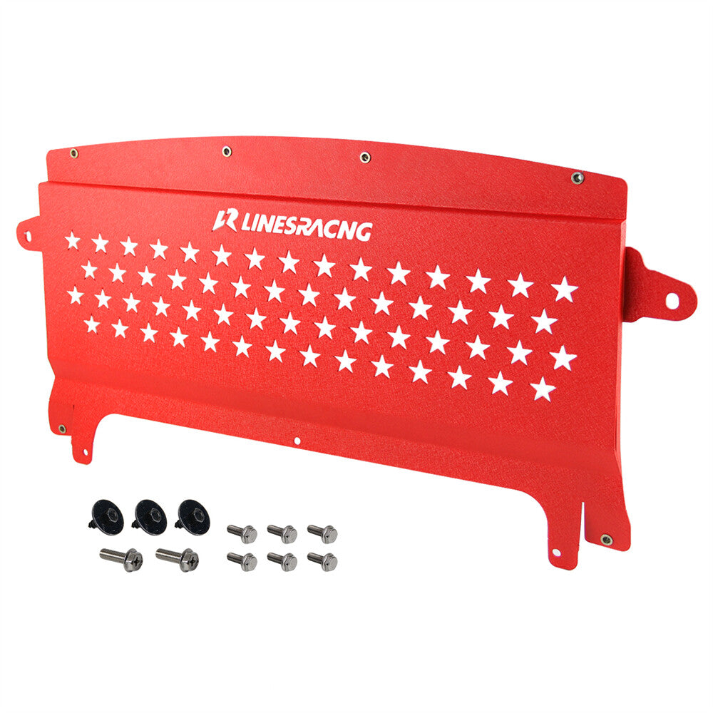 Oil Cooler Skid Plate Underhood Shield for BMW F80 M3 F82 F83 M4 Aluminum Red