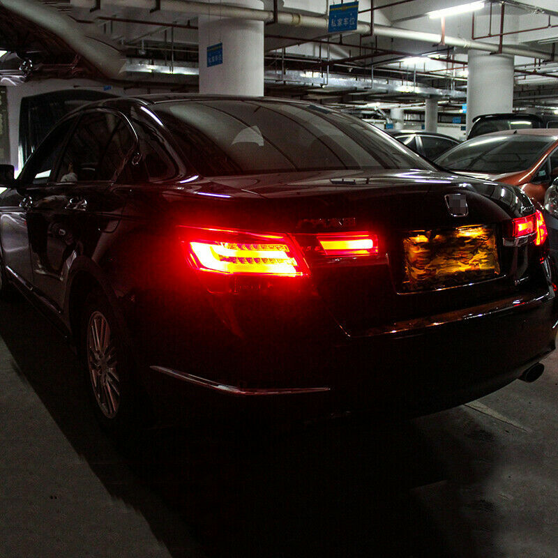 for Honda Accord 2008-2012 LED Tail light Taillight Smoke Lens Assembly Lamp Set