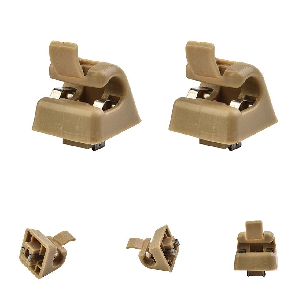 2pc/set Sun Visor Clips Holders Fits for Mercedes -W123,W124,W126,W140,W201 Parts