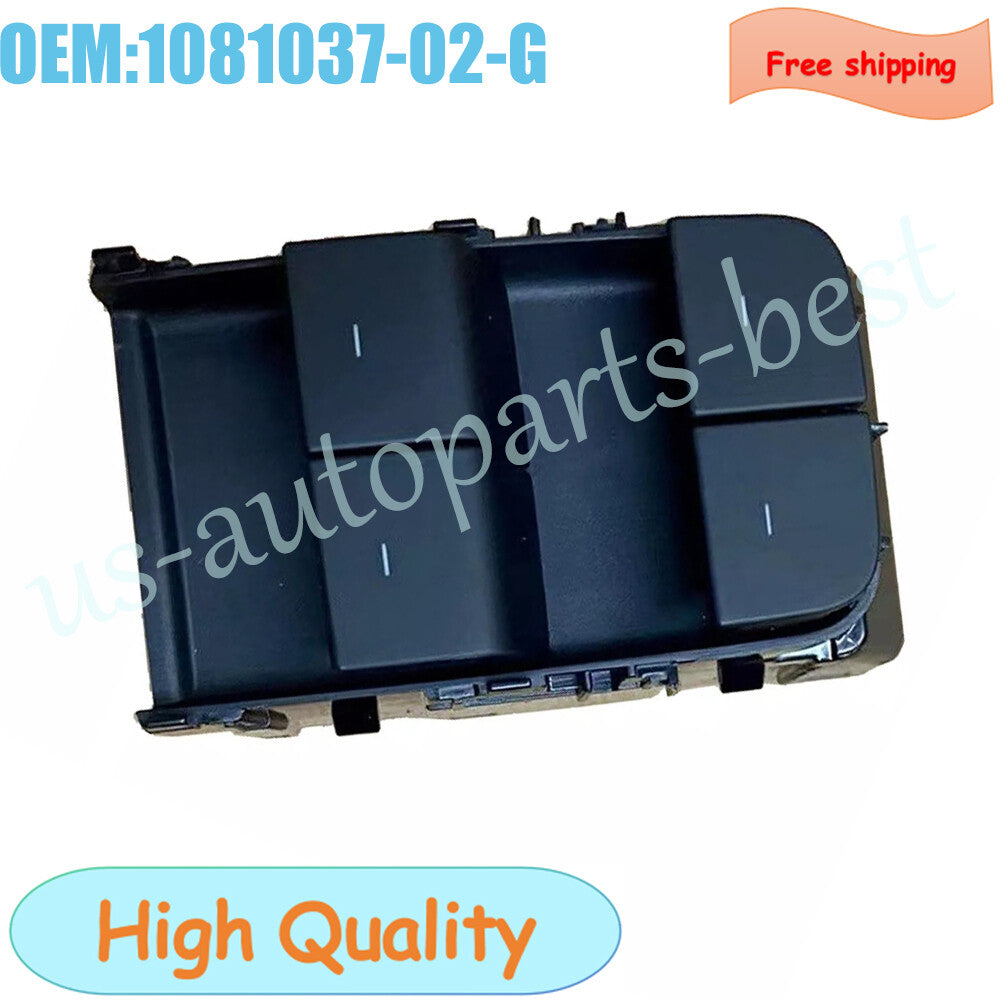 Front left Power Window Switch Matte For 2021-2022 for Tesla for Model Y 3 1081037-02-G