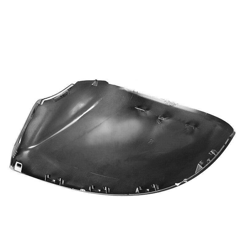 Two glossy black rearview mirror covers for Volkswagen transport vehicles T5, T5.1, and T6 models. (2016-19)