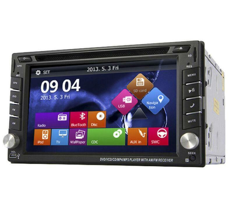 Auto GPS Navigation 2Din HD Car Stereo DVD CD Player BT Radio iPod