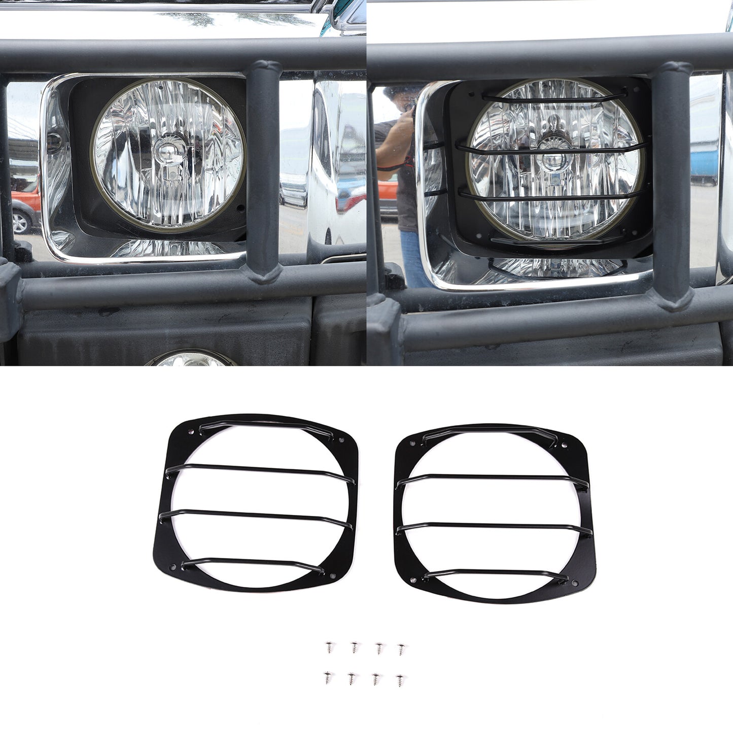 2-Pack Carbon Fiber Steering Wheel Button Sticker Decorations for Toyota Tacoma (2011-15)