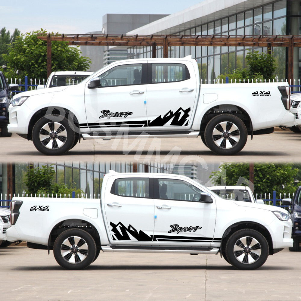 Fit for Ford Ranger 2001-2023 Sport DIY Graphic Rear Window Sticker Accessories