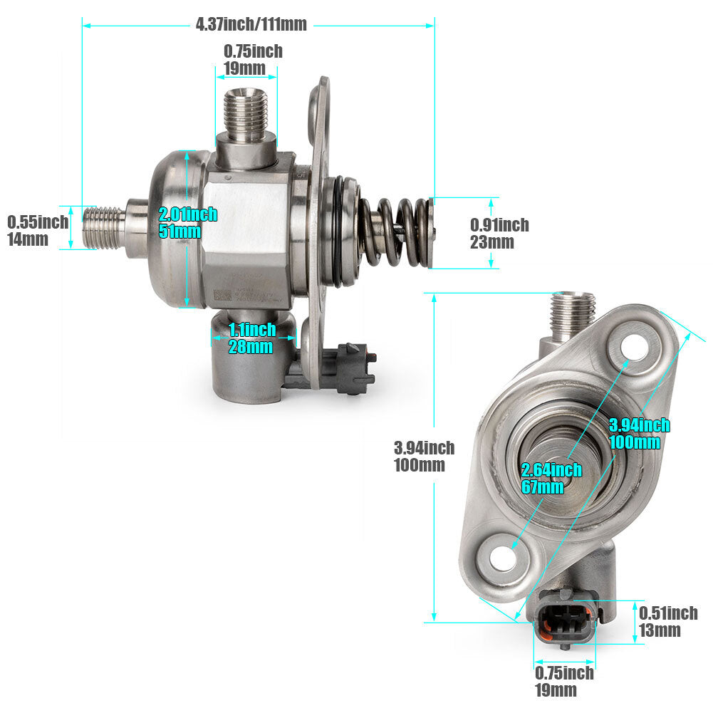 High-pressure fuel pump 1263492 is suitable for 2009-2015 Enclave Traverse Acadia 3.6L fuel tanks.