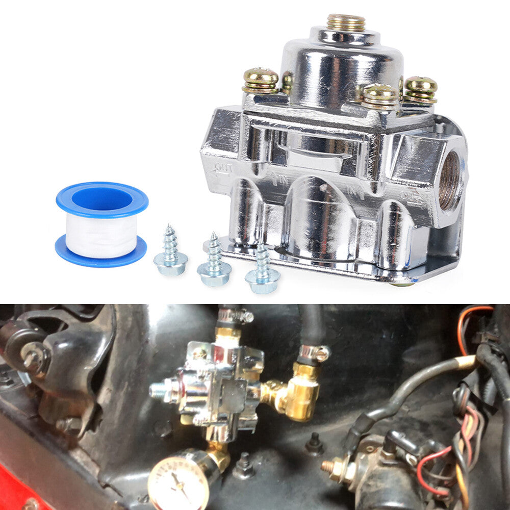Low Fuel Pressure Regulator For Holley Quick Fuel Carburetor Carb 1-4PSI 12-804