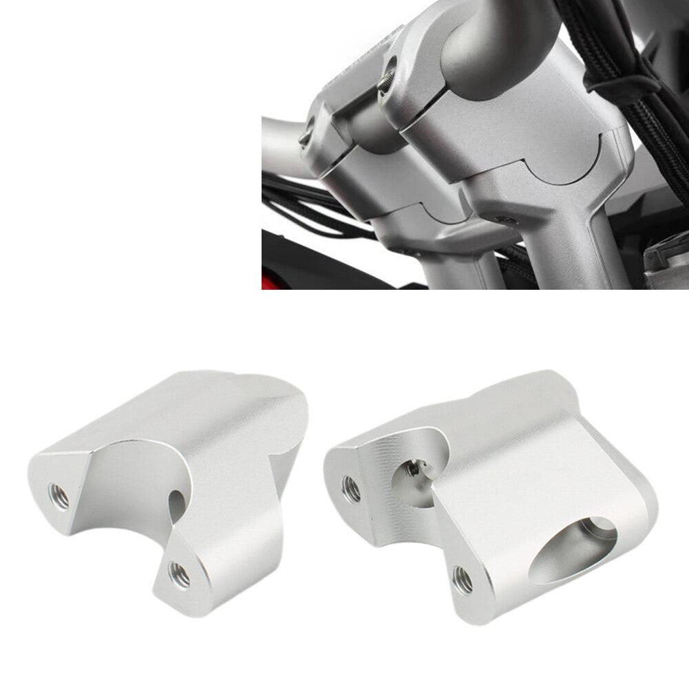 Handlebar Raiser Clamp Mount Adapter for Ducati Multistrada V4 V4 S Rally