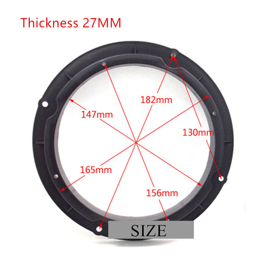 2xStereo Speaker Install Plate Mount Adapters 6.5-6.75 for Hyundai 2006-2018
