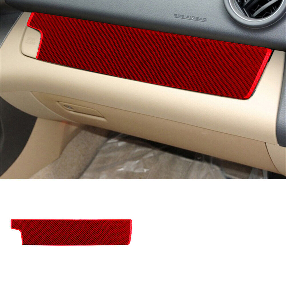 30Pcs Red Carbon Fiber Interior Full Kit Set Cover Trim For T@yota RAV4 2006-12
