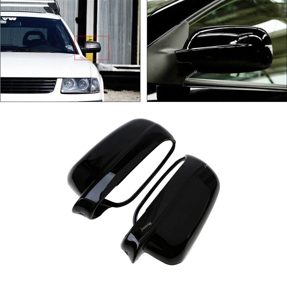 LHRH Door Side Mirror Cover Caps Trim for VW for Jetta for Golf Mk4 for Passat B5 1999-2004