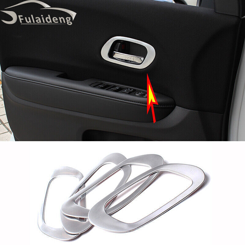 for Honda Vezel HR-V 16-20 ABS Matte Inner Door Handle Bowl decor Cover Trim 4P