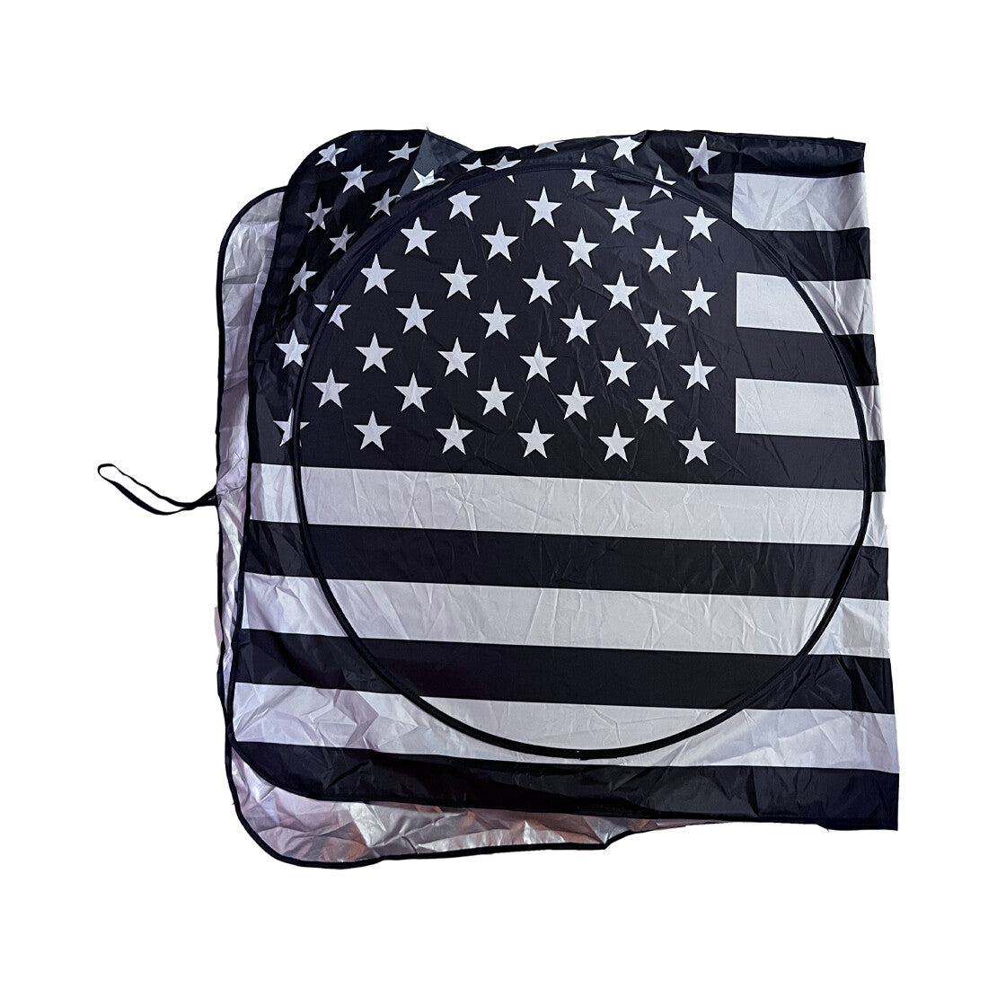 Fit for Chevy Silverado 1500 2500 US Flag Windshield Sun Shade UV Block Cover,