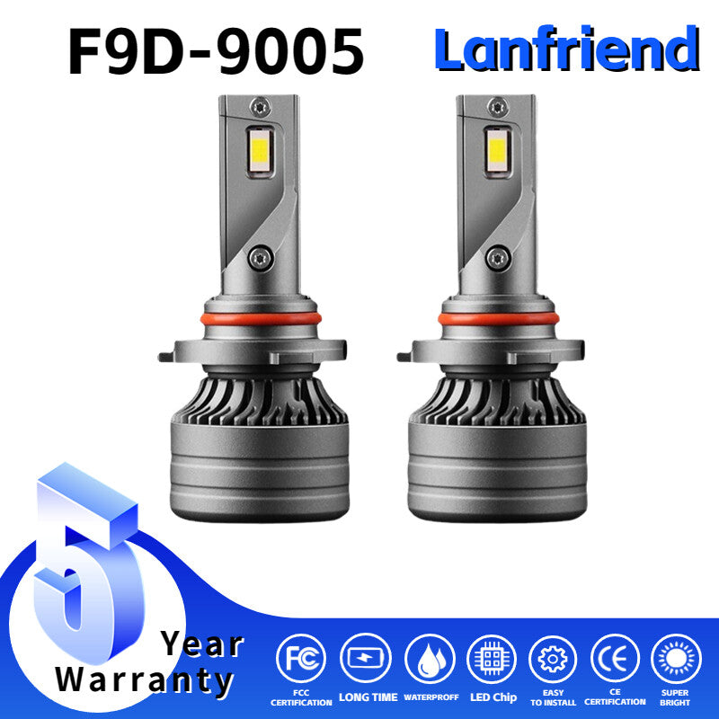 2x 9005 LED Headlight Super Bright Bulbs Kit 6000K High Power While 12 chips