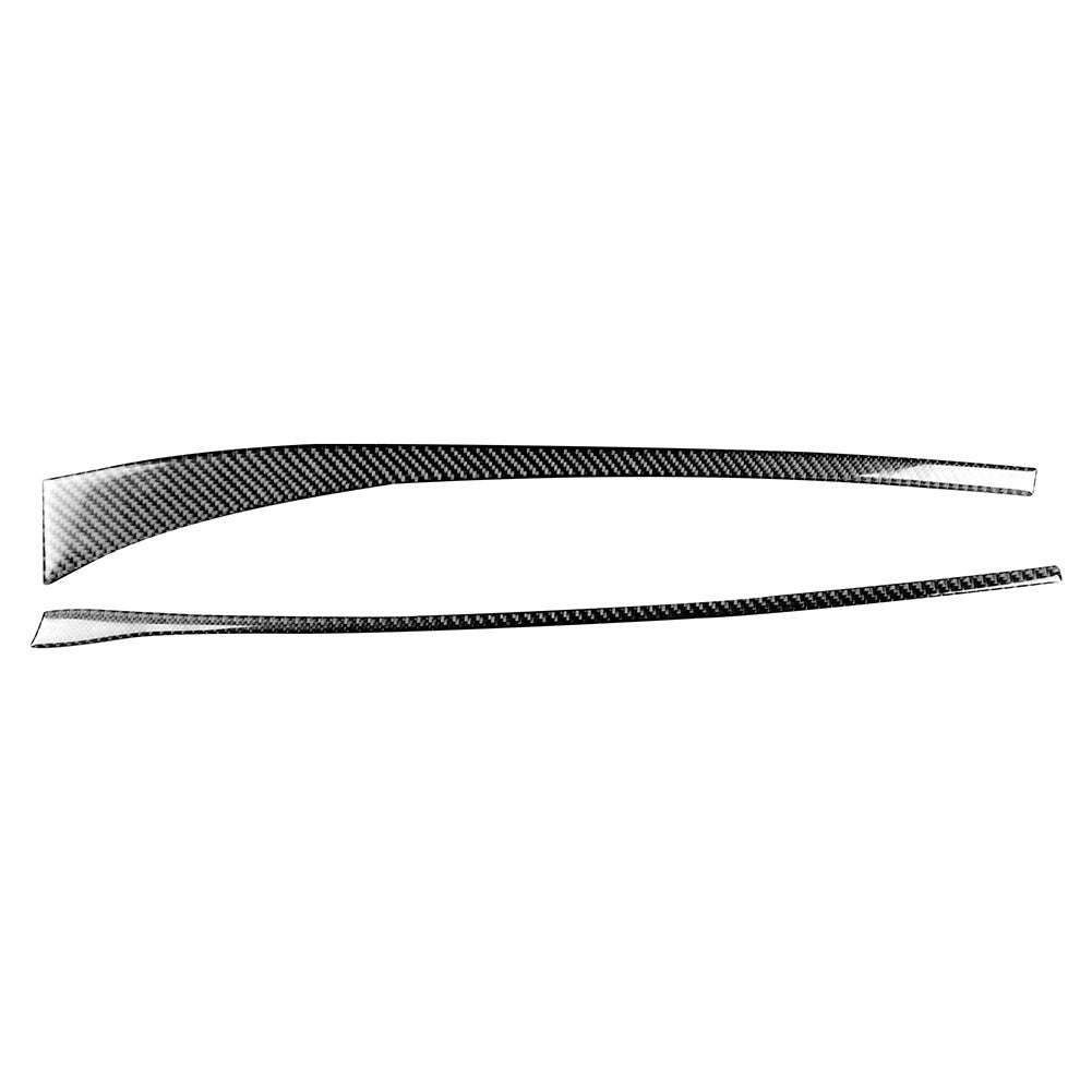Carbon Fiber Passenger Dashboard Moulding Strip Trim for Honda for Civic 8th Gen