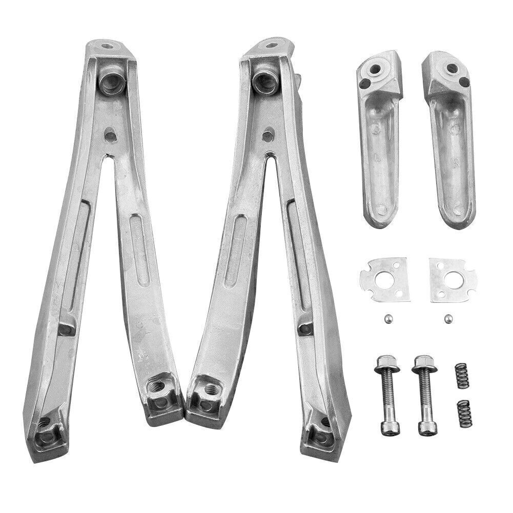 for Yamaha 2004 05 06 07 08 YZF R1 Passenger Rear Footrests Footpegs Brackets