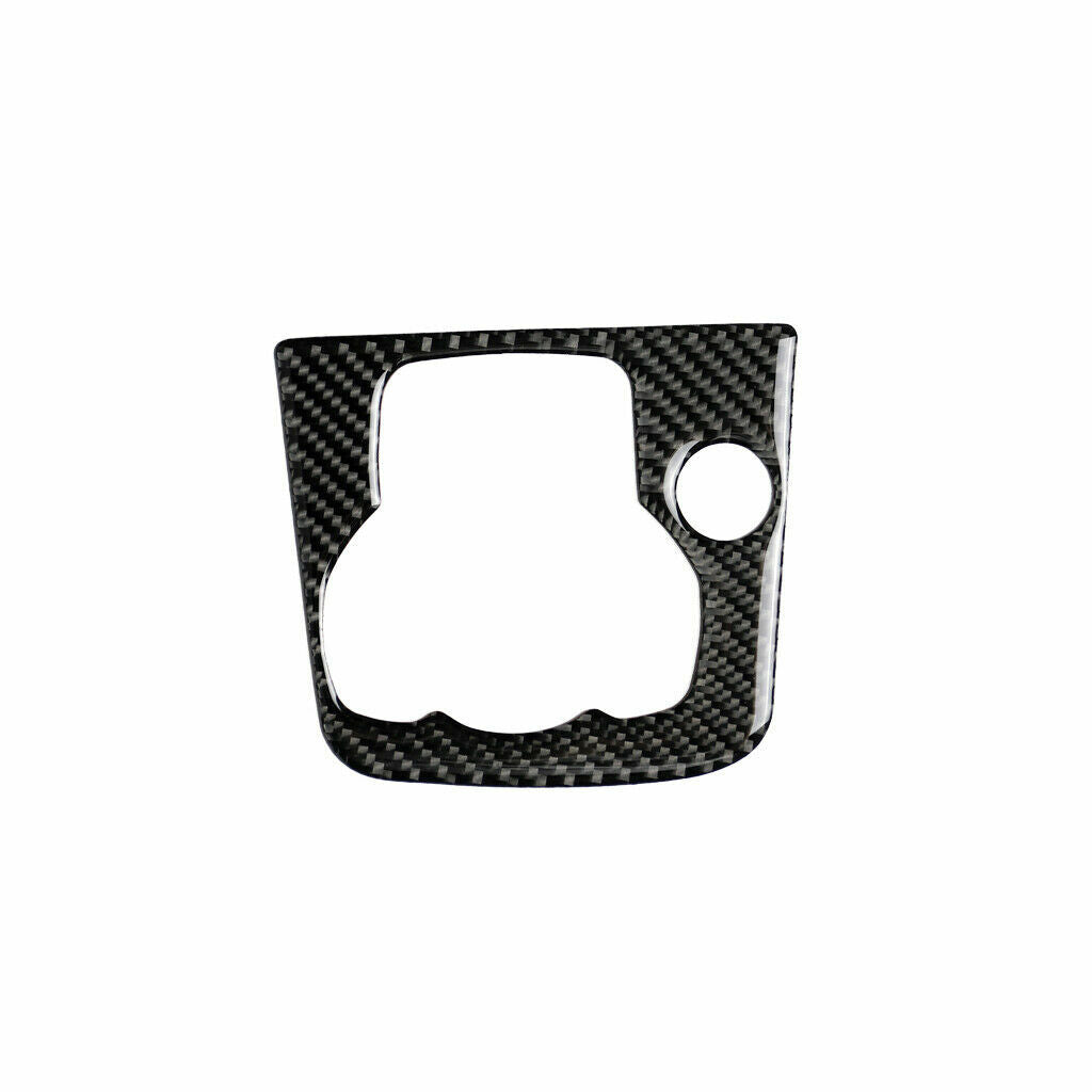 Carbon fiber interior multimedia panel cover trim suitable for Mazda 3 Axela 2013 - 2016
