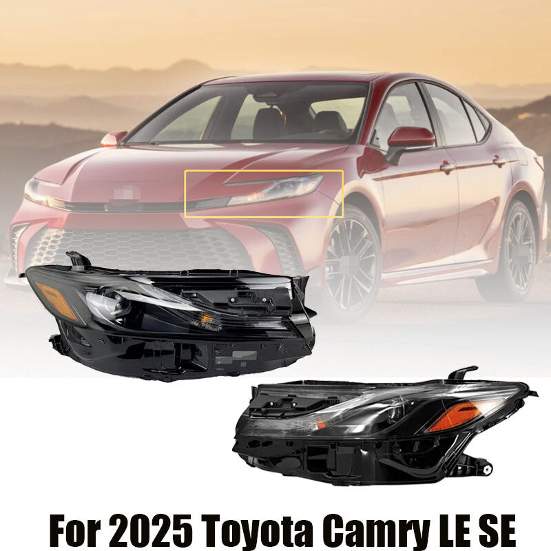 Projector LED headlights for 2025 for Toyota for Camry LE SE (Right Passenger + Left Drive)