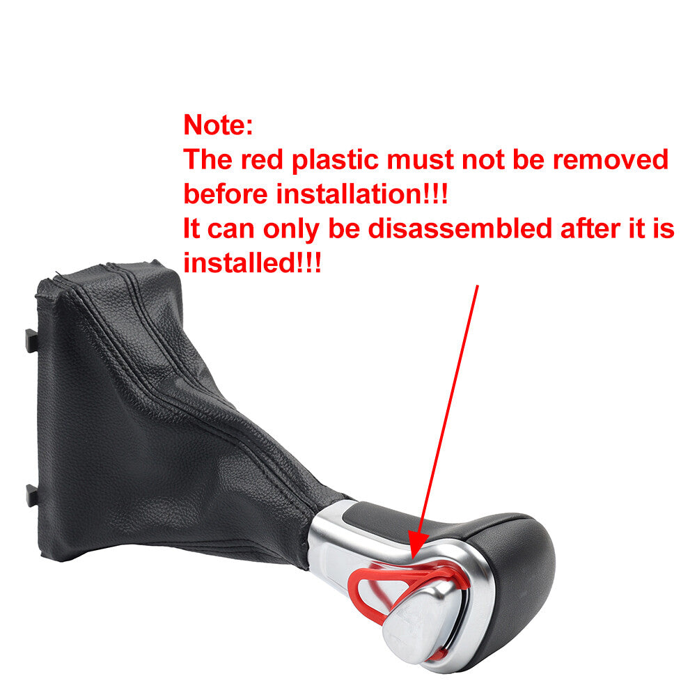 Automatic Gear Shift knob Shifter Leather Gaiter Boot for Audi A3 A4 A5