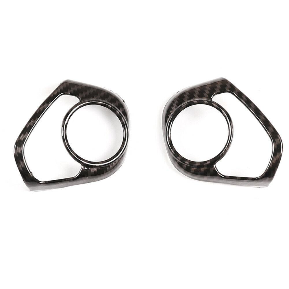 Carbon ABS interior Steering Wheel Button Trim for Toyota 86 for Subaru BRZ 17-2021