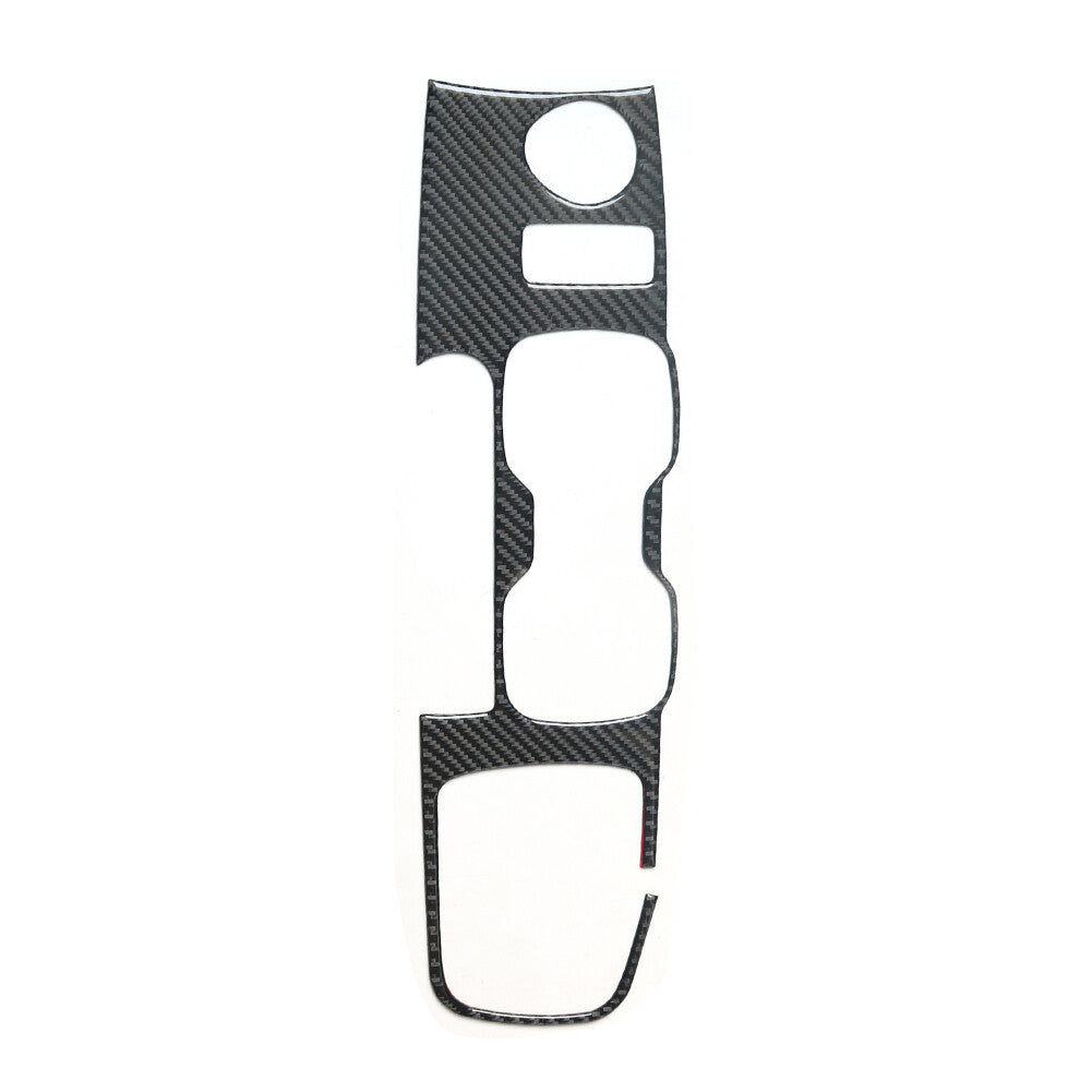 Carbon Fiber Cupholder Panel Decorative Trim Cover for Chevrolet Sonic 2012-2016