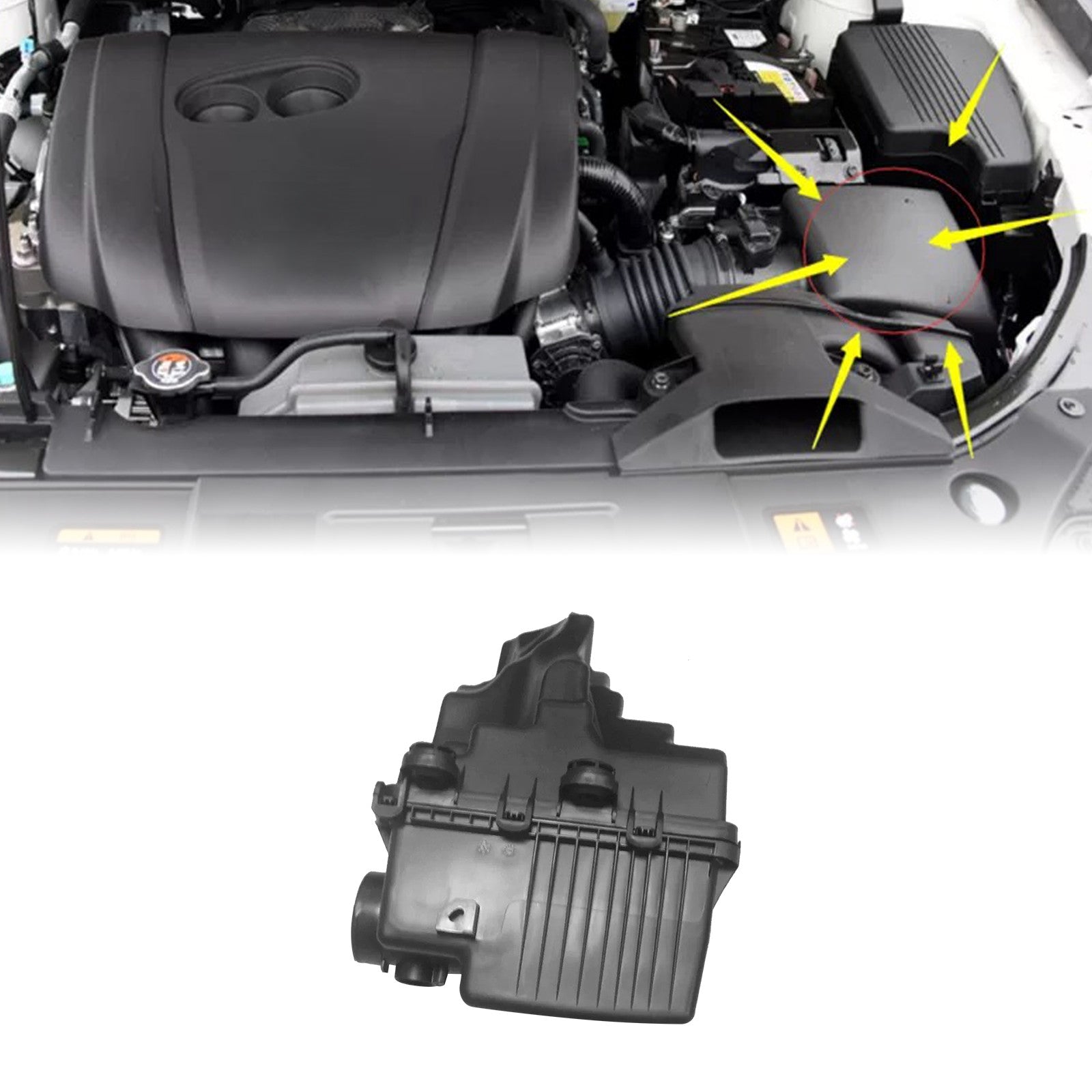 Air Cleaner FilterBox Housing Assy For Mazda3 14-18 Mazda6 14-17 CX-5 14-17 2.5L