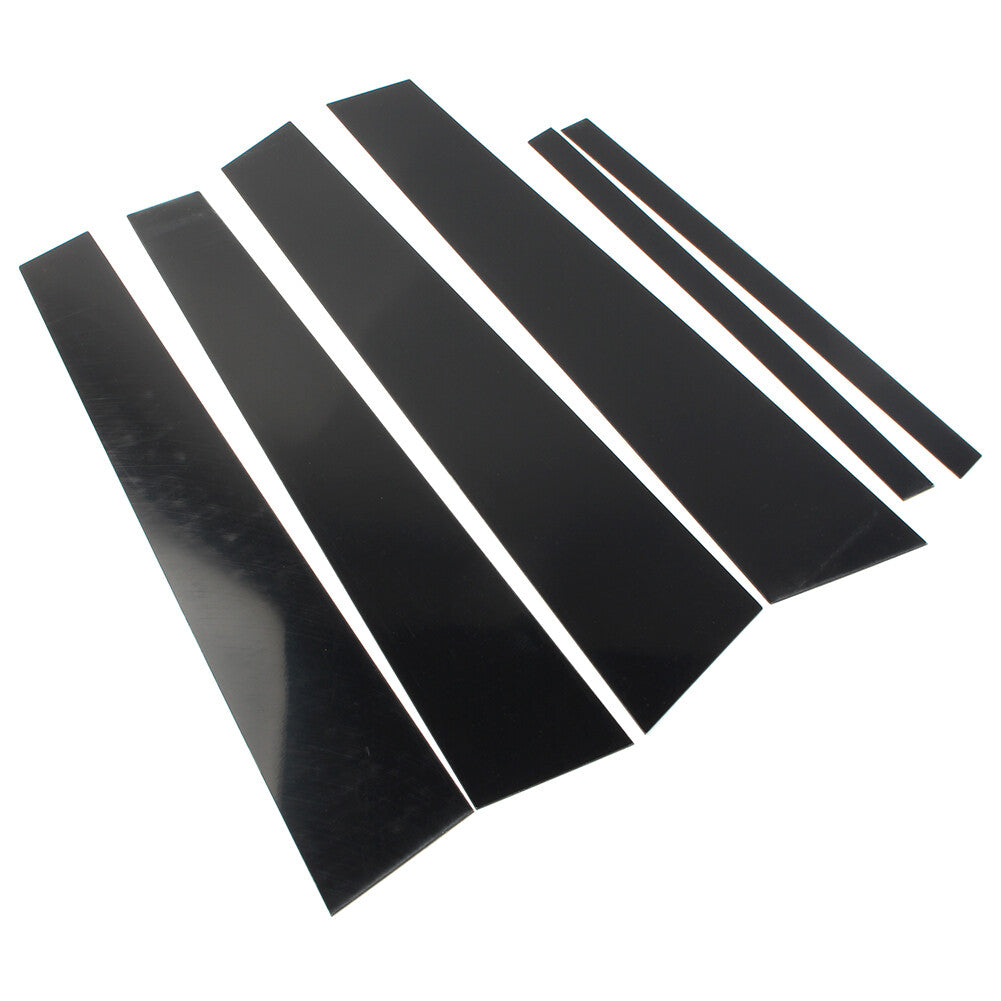 for Honda Accord 2013-2017 2016 15 Door Trim Cover Kit Glossy Black Pillar Posts