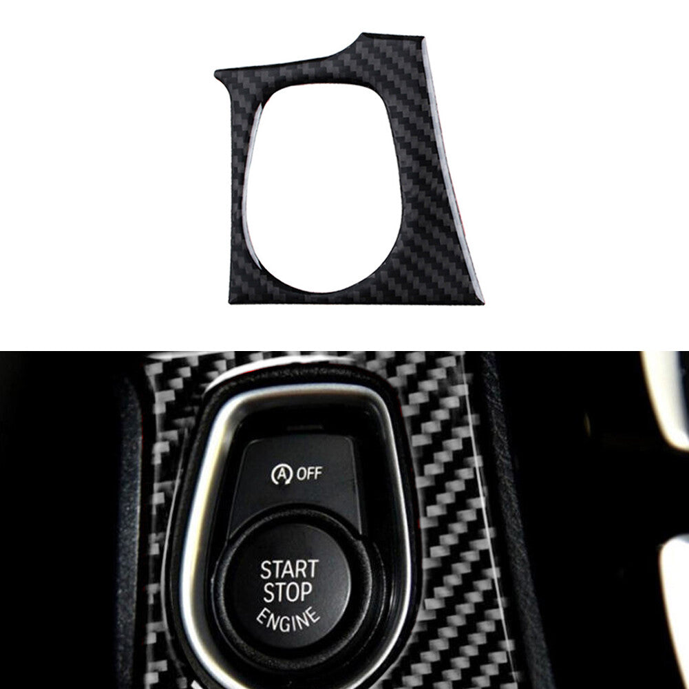 Carbon fiber internal ignition trim for BMW 3 Series F30 2013-2019