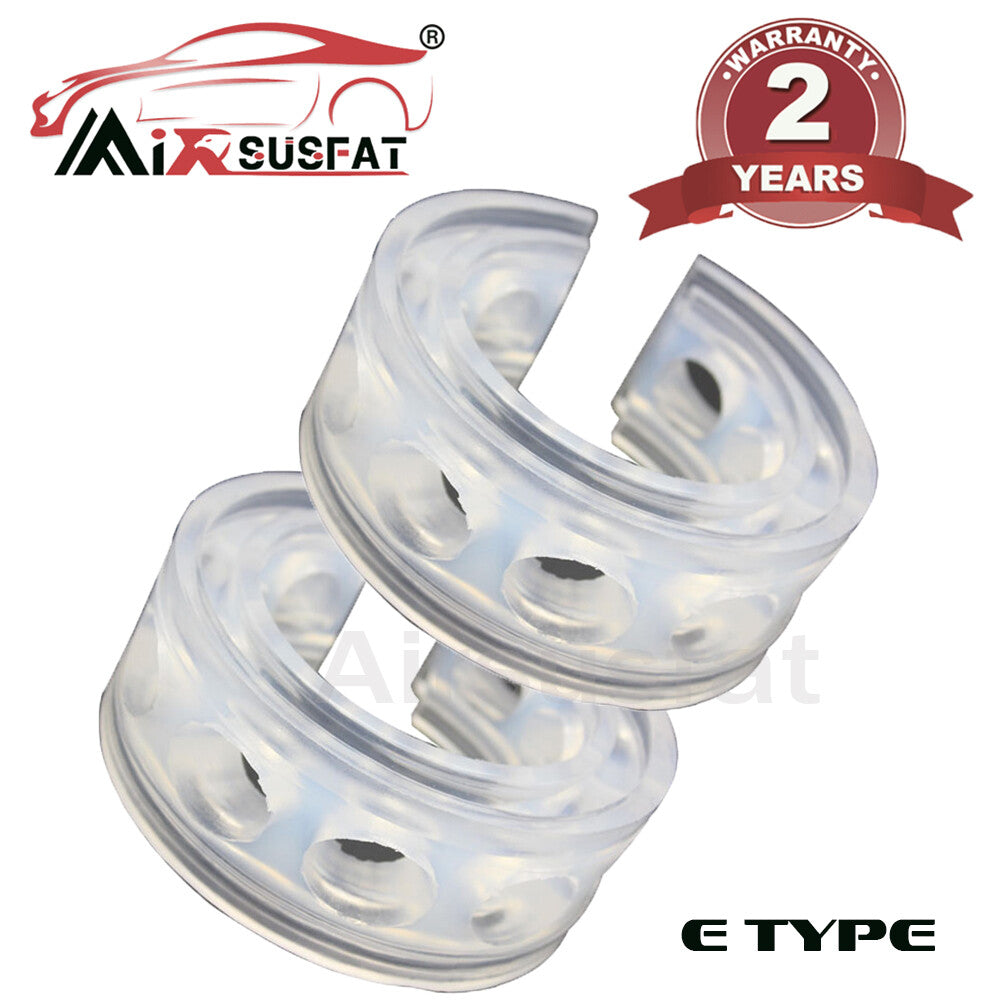2pcs Car Shock Absorber E Type Spring Bumper Cushion Auto-buffers Universal New