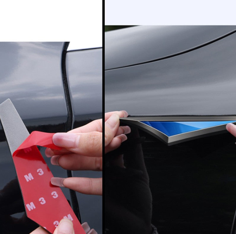 2-piece set of carbon fiber rings for Audi car safety for seat belt covers and shoulder straps