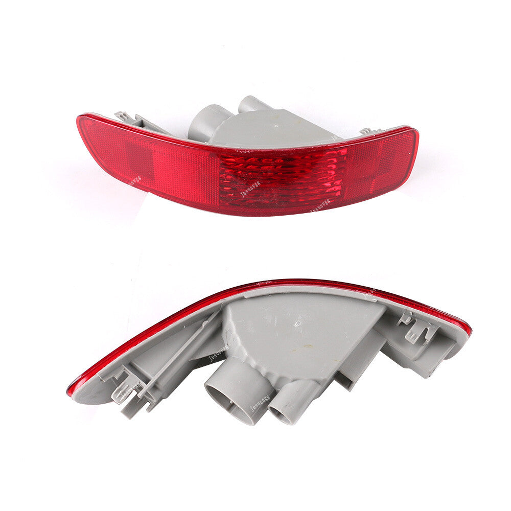 2X L+R Rear Tail Fog Light Bumper Side Marker Reflector for Mitsubishi for Outlander