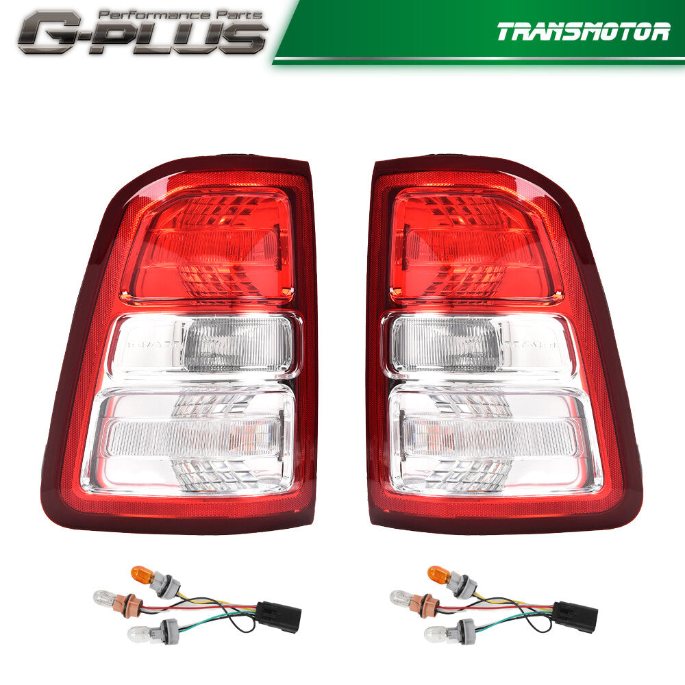 Suitable for 19-23 for Ram 1500, red and clear taillight and brake light assembly, LH, right-hand grip.