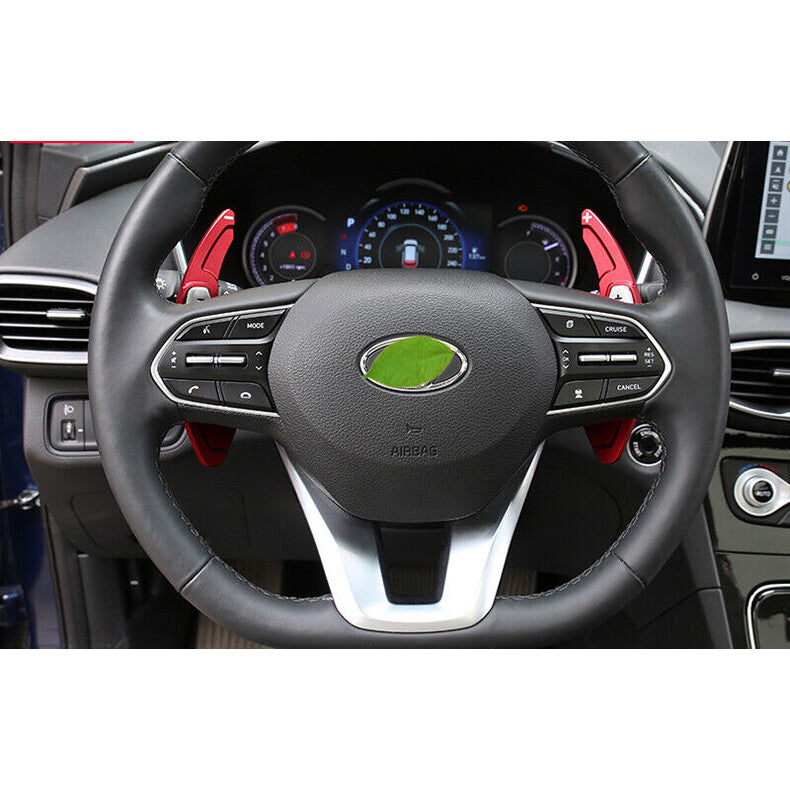 for Hyundai Santa Fe 2019-2022 Red Steering Wheel Shift Paddle Shifter Extension