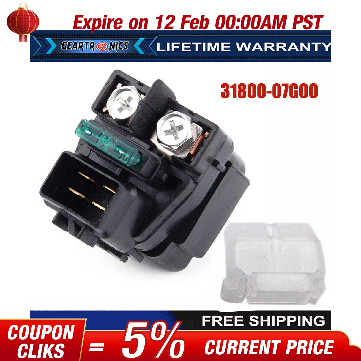 Starter Relay Solenoid fits for Suzuki 2003 04 05 06 07 08 LTZ400 LTZ 400 Z400 ATV