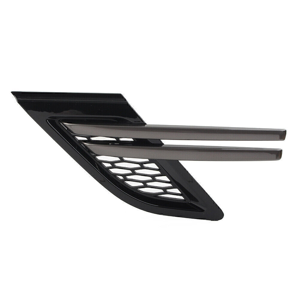 Left Front Fender Trim Air Vents Grill for Range Rover Sport 2014-17 Black+Gray